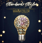 3D Fireworks LED Light Bulb🔥