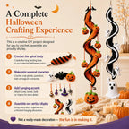 🎃 Enchanted Halloween Crochet Spiral DIY Kit