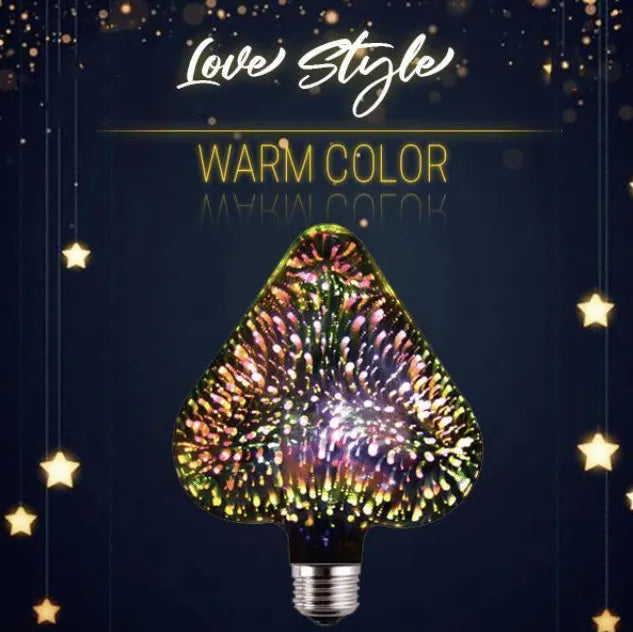 3D Fireworks LED Light Bulb🔥