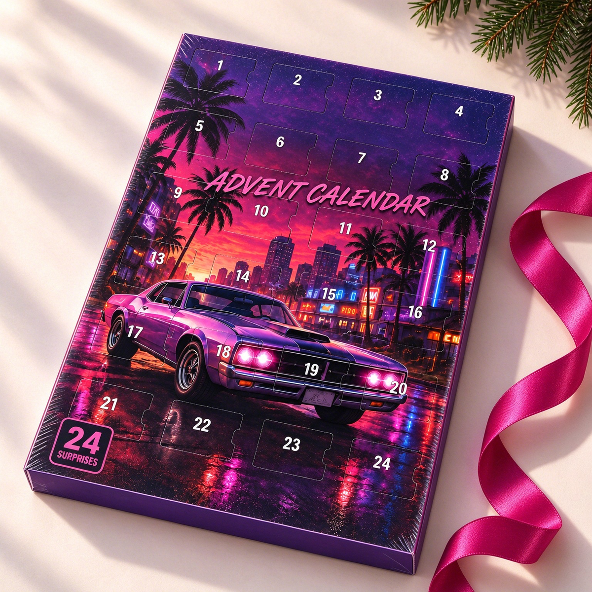 Neon City Advent Calendar