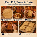 🍂 8-Design Fall Mini Pie Mold Collection