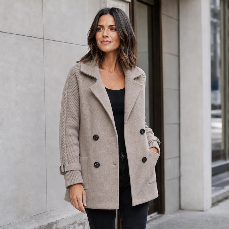 ⏳LAST DAY SALE 50% OFF!!🔥Women's Casual Double Breasted Lapel Coat🧥FREE SHIPPING🚚🇬🇧