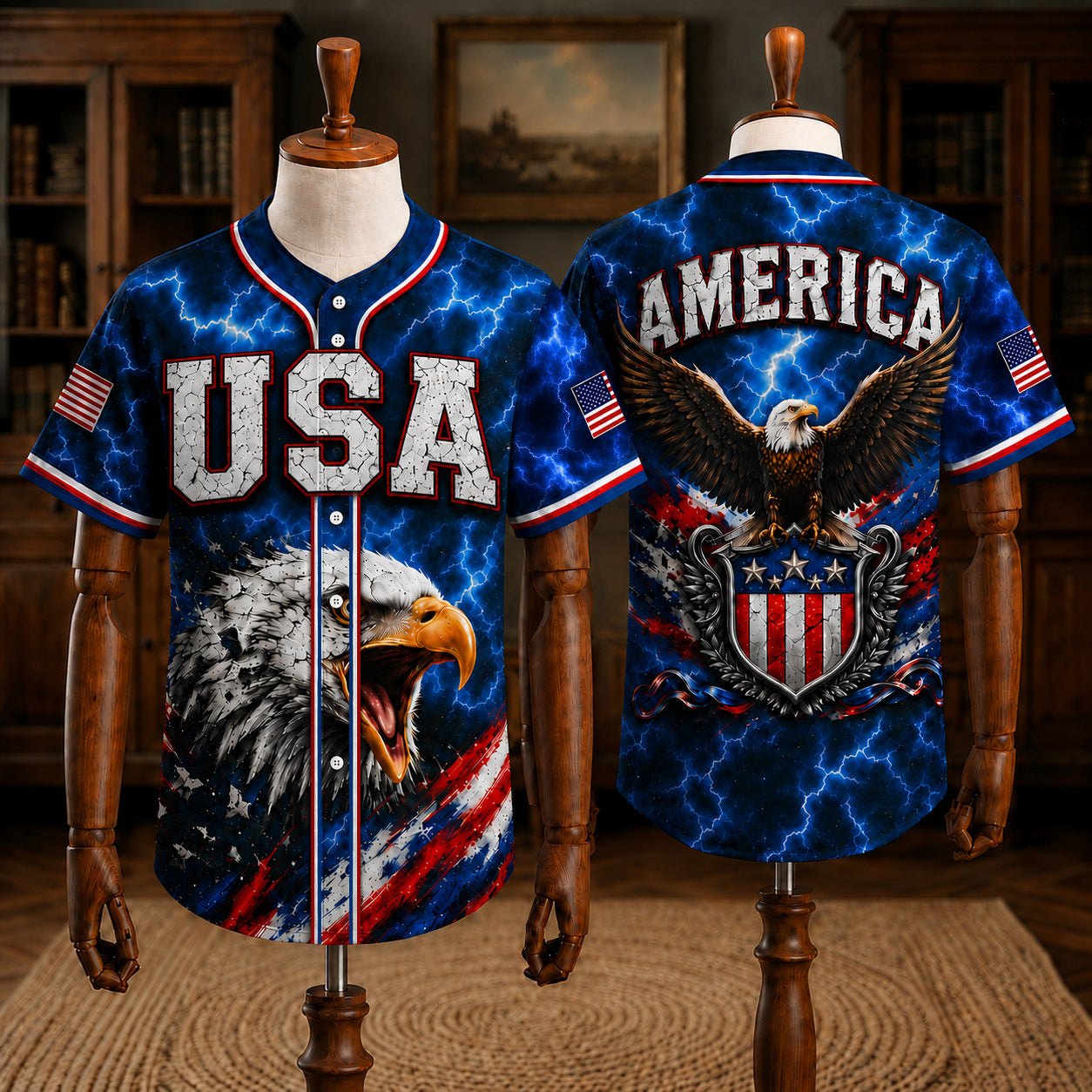 Patriotic Statue of Liberty 1776–2026 - USA 250th Anniversary Baseball Jersey Unisex Shirt