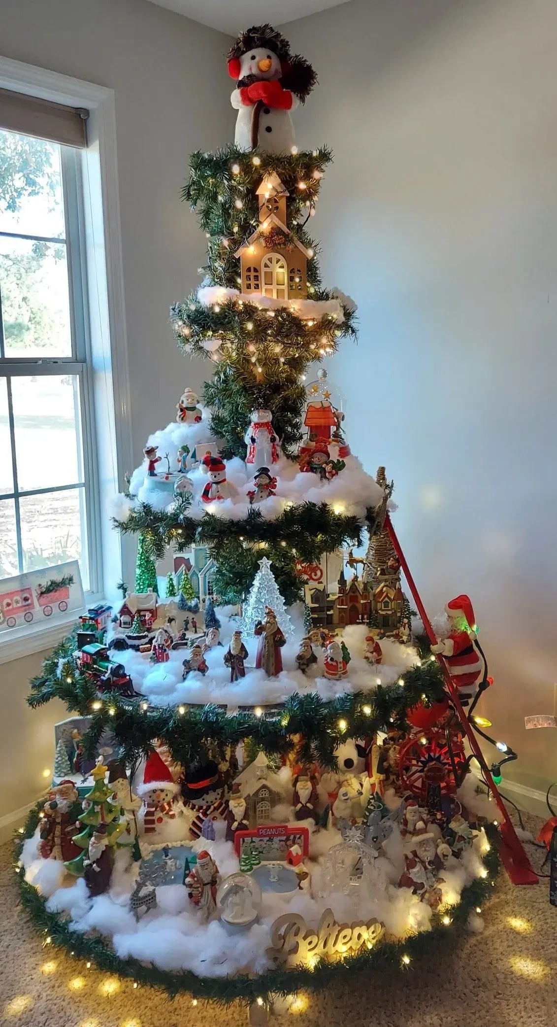 🎅Ferris Wheel Christmas Tree 🎄With light and Music-C