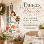 💃🌸 Let Your Space Dance — Whimsical Dancing Lady Hanging Ornament