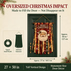 🎄Oversized Lighted Christmas Door Hanging Decor Collection
