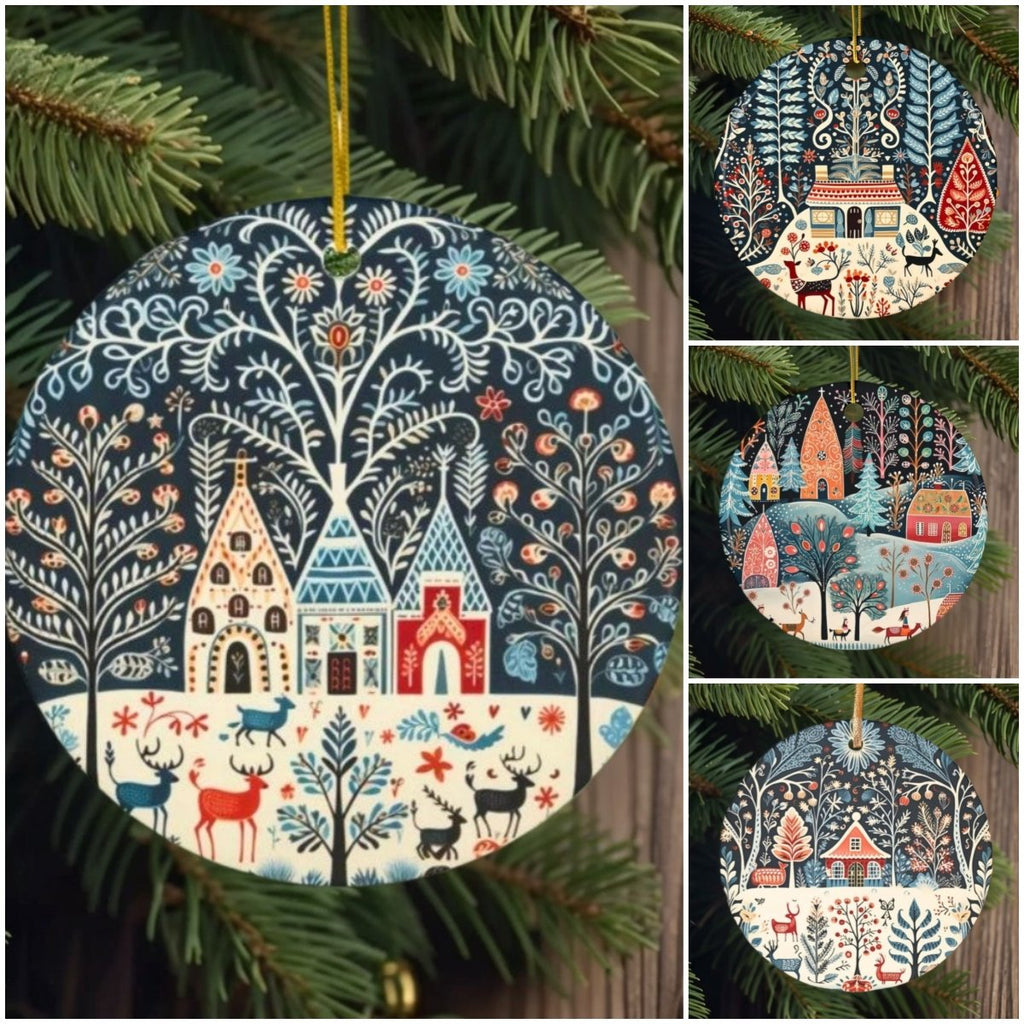 🎄Scandinavian Christmas Ornaments