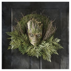 Ominous Forest Face Wreath
