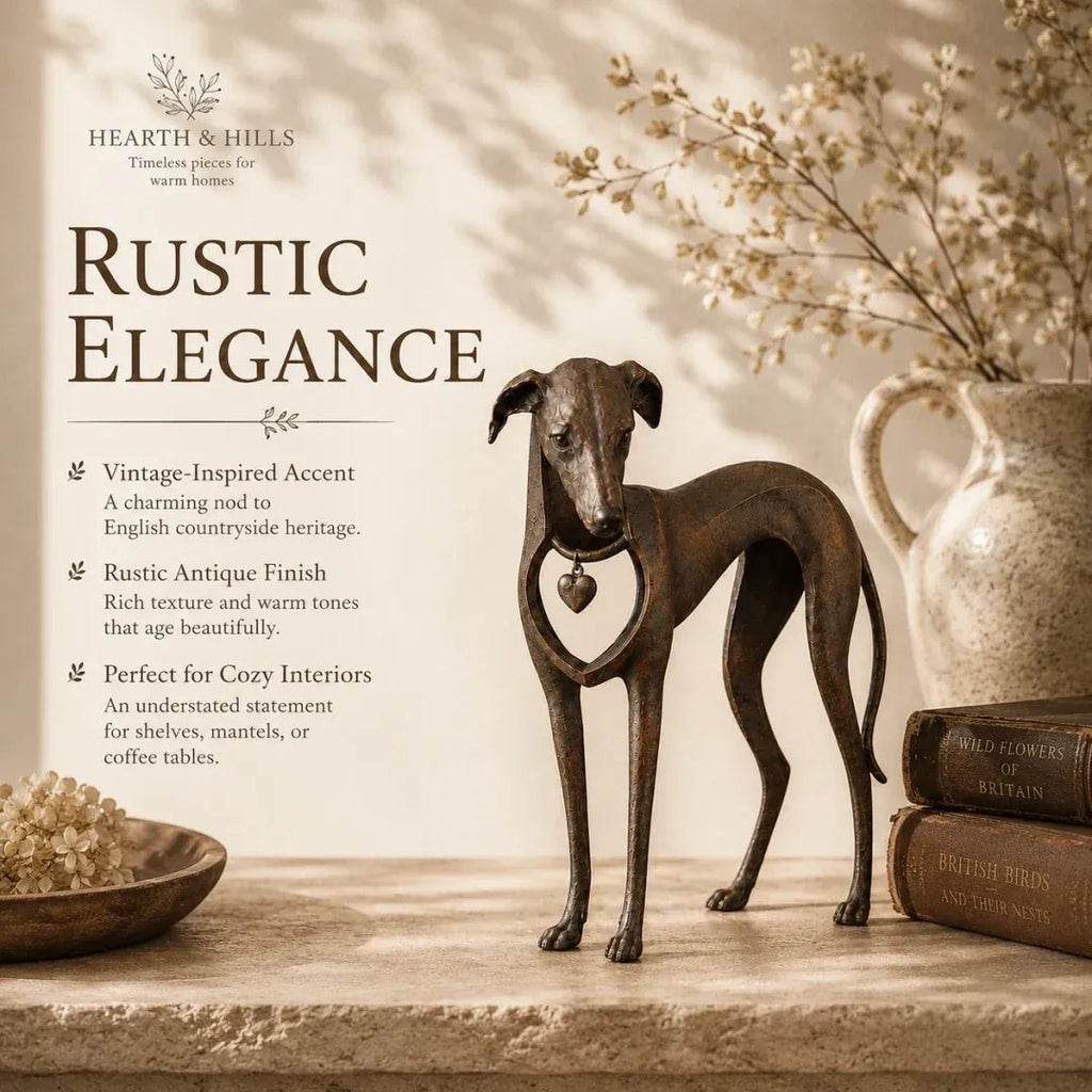 Vintage Iron Dog Accent for Timeless Interiors