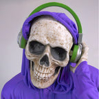 5-7-ft Bluetooth DJ Webbs Skeleton Motion Activated Lighted Animatronic