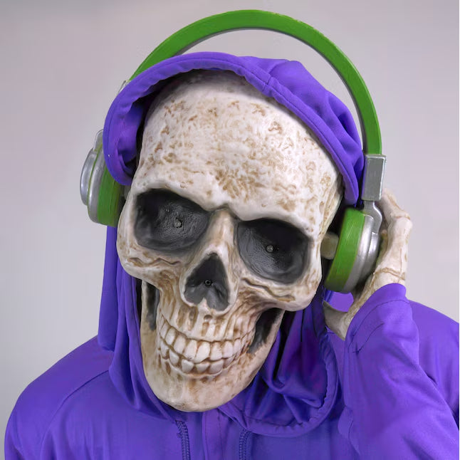 5-7-ft Bluetooth DJ Webbs Skeleton Motion Activated Lighted Animatronic