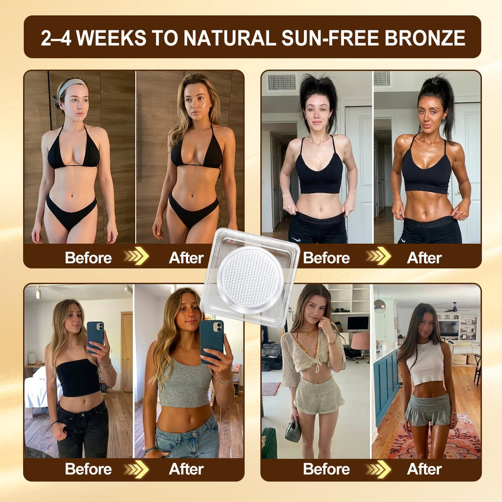 Official Store | Hiskin® Sunless Instant Bronze Tanning Microneedle Patch US (Just once a day) Visible Bronze Glow in 7 Days No UV, No Orange, No Streaks, No DHA, No Mess.