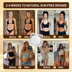 Official Store | Hiskin® Sunless Instant Bronze Tanning Microneedle Patch US (Just once a day) Visible Bronze Glow in 7 Days No UV, No Orange, No Streaks, No DHA, No Mess.