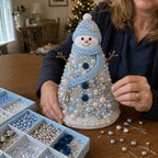 🎄Beginner-Friendly DIY Beaded Christmas Tree Craft Kit Collection