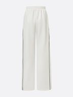 Casual High Waist Wide Leg Pants Color Block H-Line Daily Trousers
