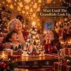 💯 Last day 49% OFF - 🎄Christmas Village Projection Centerpiece