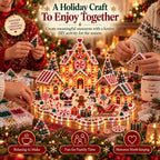 Christmas Village 3D Gem Art Kit