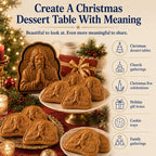 ✝️ Faith & Nativity Christmas Mini Pie Mold Collection