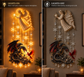 Angel Dragon Guardian Wall Lamp