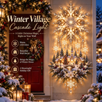 Snowflake Winter Village Wall Light