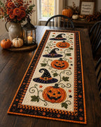 Autumn Spell Quilted Table Runner – Instant Cozy Fall & Halloween Vibe