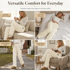 ⏳LAST DAY SALE ONLY￡15.99!!☁Women's Casual Warm Flannel Lined Lounge Pants