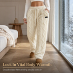 ⏳LAST DAY SALE ONLY￡15.99!!☁Women's Casual Warm Flannel Lined Lounge Pants