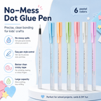 ⏳LAST DAY SALE ￡6.99!!🎁Quick-Dry Precision Glue Pen for Kids – Non-Toxic, Washable & Perfect for Crafts! 🌈✨