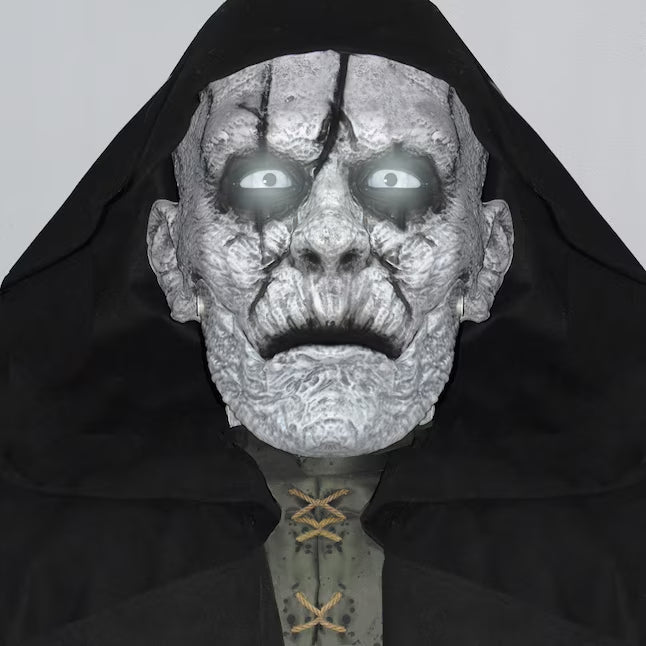 12-ft Lighted Talking Bone Collector Motion Activated Animatronic