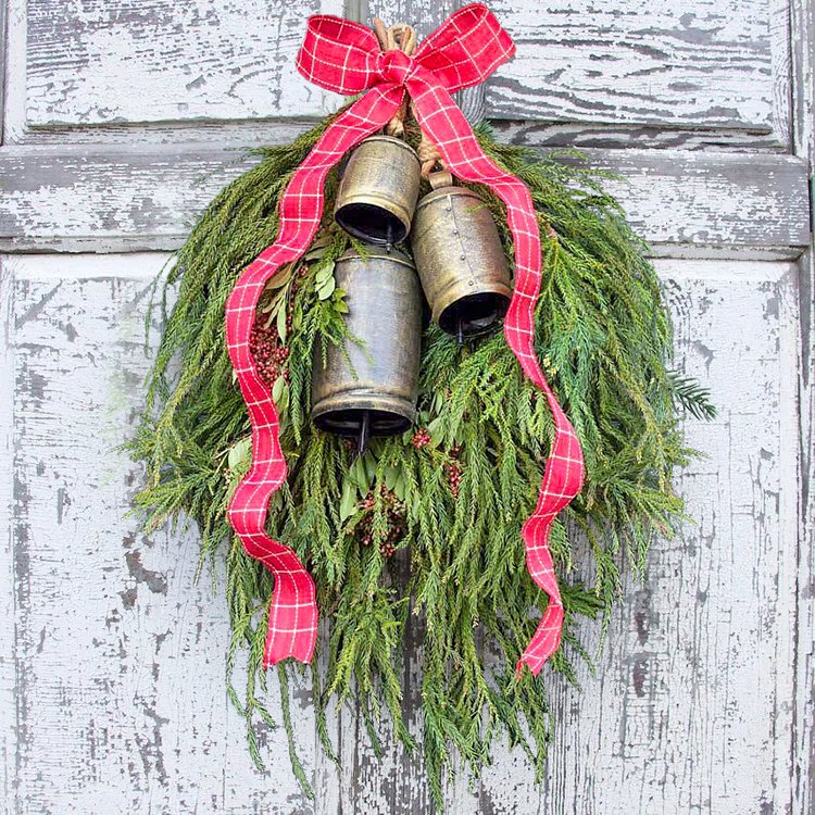Christmas Vintage Bell Wreath🔔