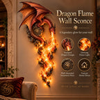 Dragonfire Guardian Plug-In Wall Sconce
