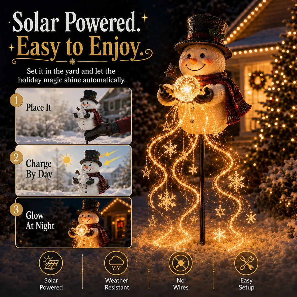 Flowing Snowflake LED Christmas Garden Light❄️