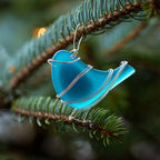 Sea Glass Birds Ornament