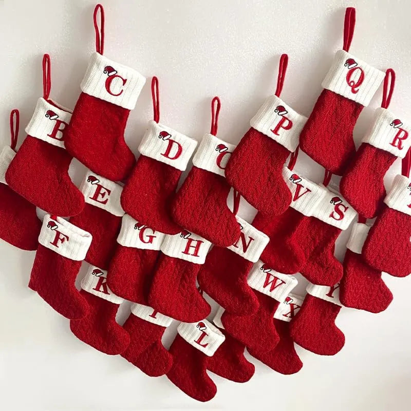 🎅Mini Initial Christmas Stocking