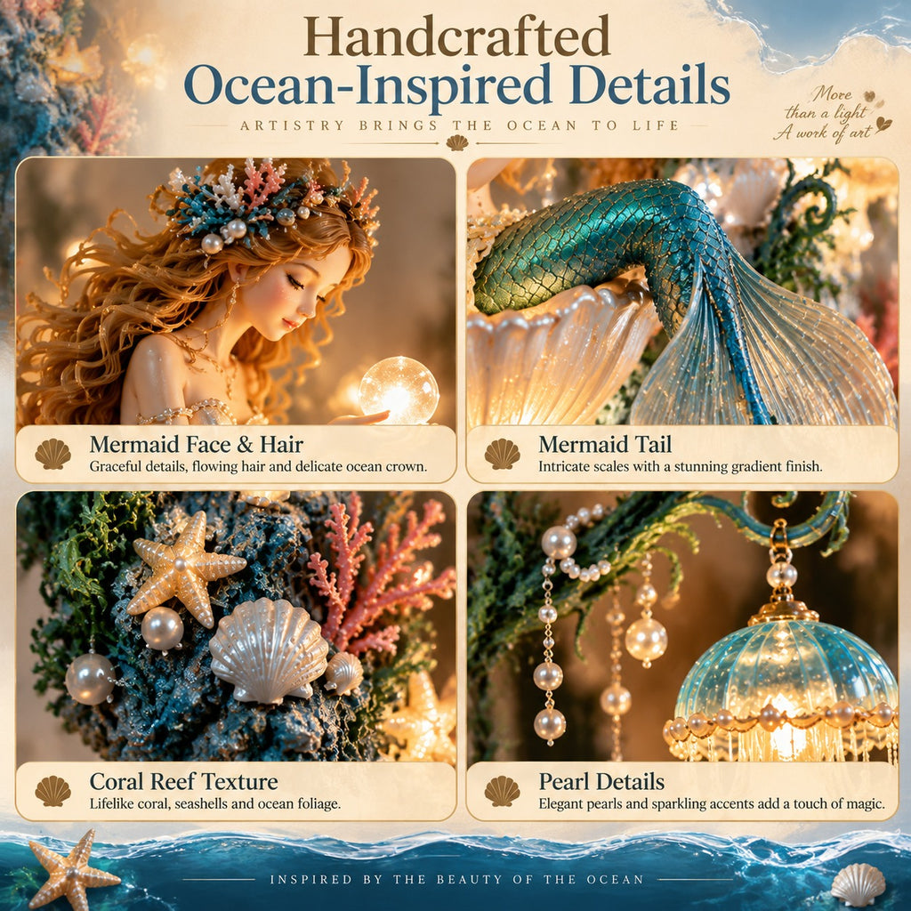 Mermaid Pearl Wall Light