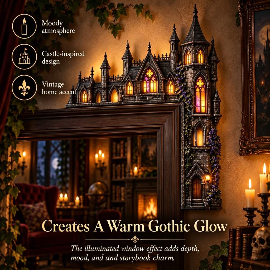 Gothic Castle Door Corner Light