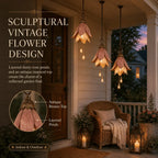 Vintage Hanging Flower Lights