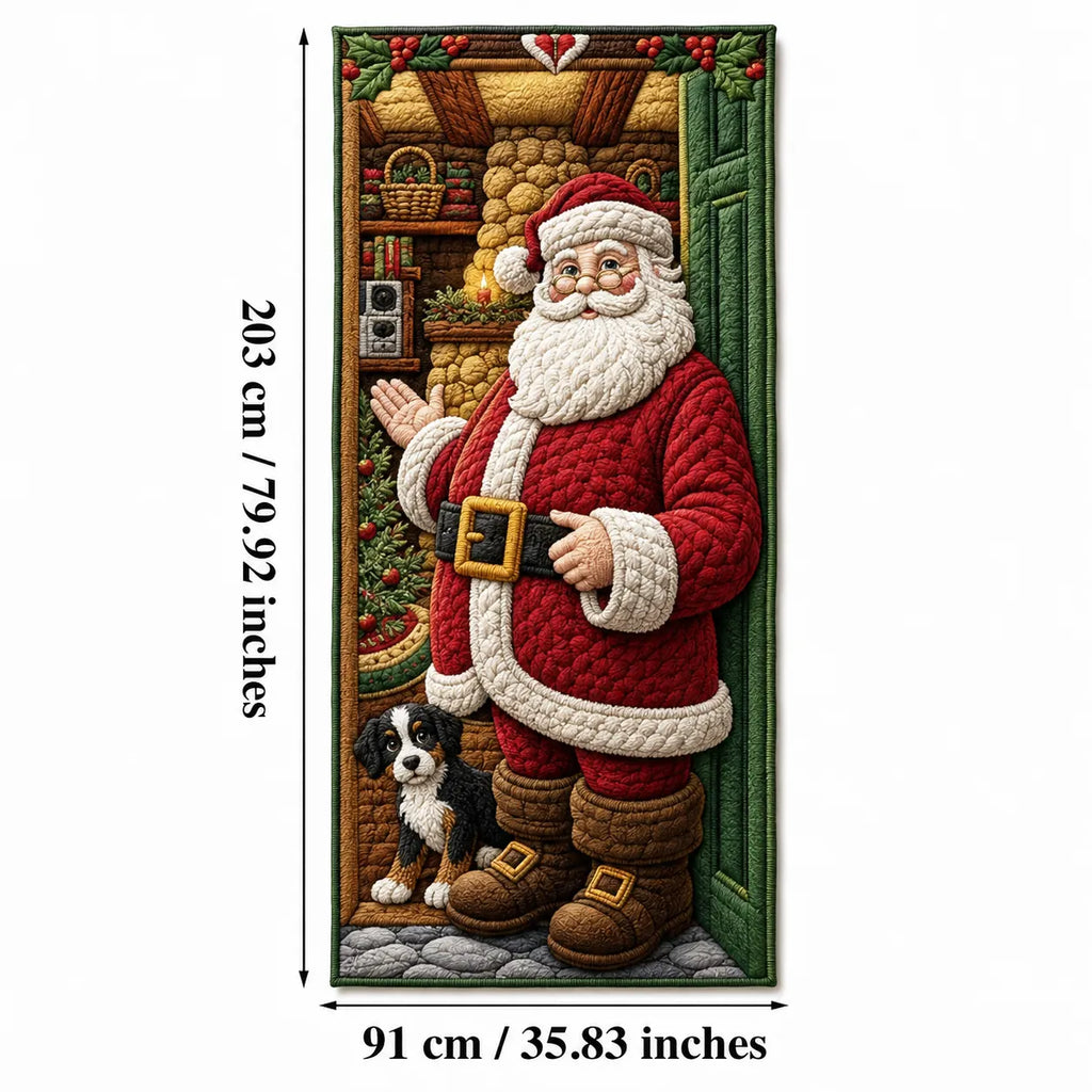 3D Christmas front door decoration