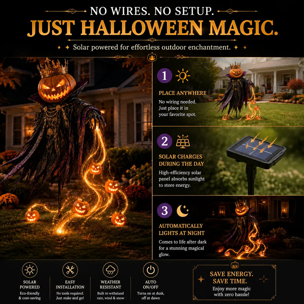 Flowing LED Halloween Yard Light