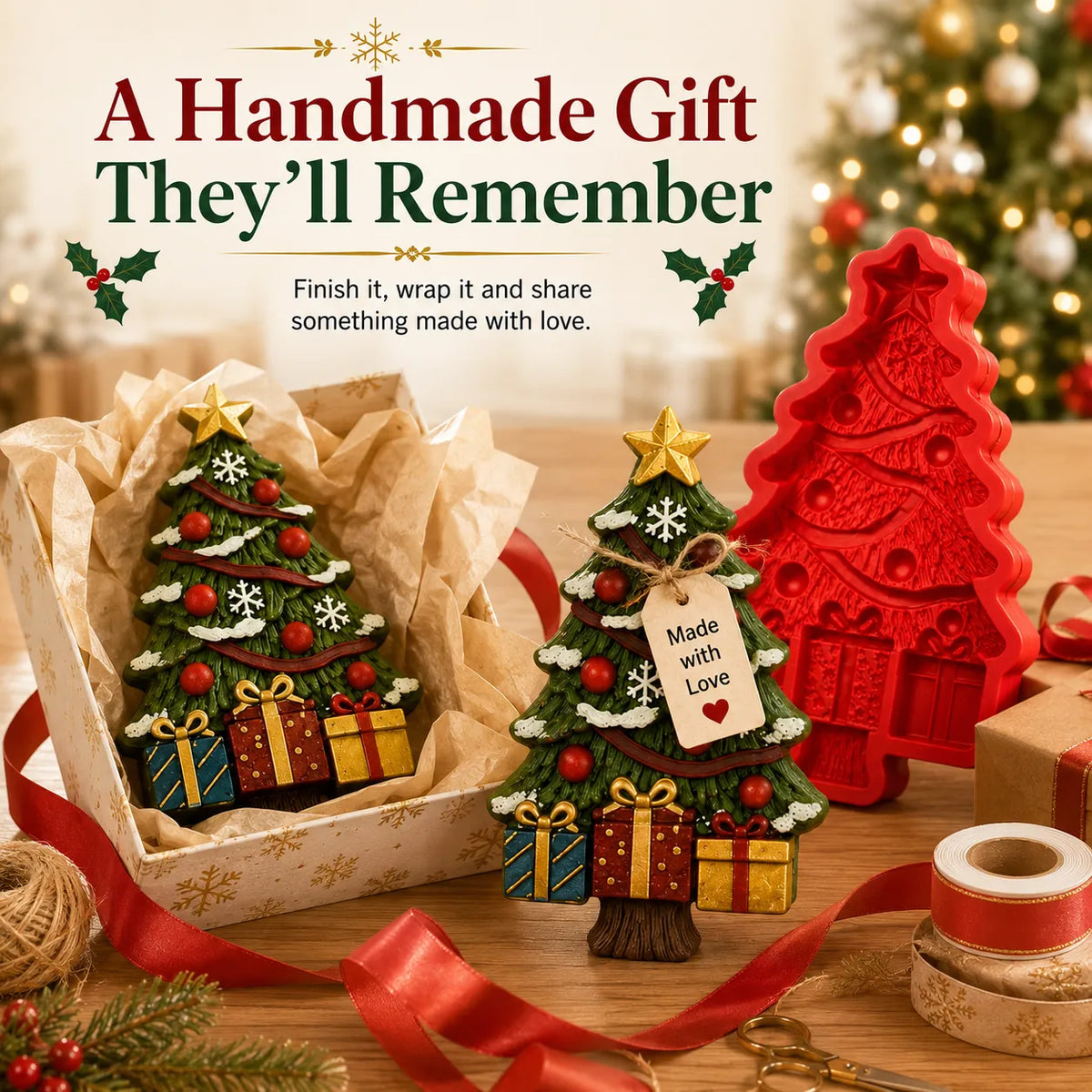 🎄Reusable Christmas Tree DIY Casting Mold
