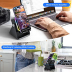 ⏳LAST DAY SALE ONLY ￡13.99!!✨🎅📱 5-in-1 Wireless Speaker Stand – Induction Audio & Phone Holder 🎵💡