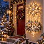 Snowflake Winter Village Wall Light