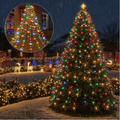 🔥Waterproof Christmas Tree Waterfall Lights with Ring
