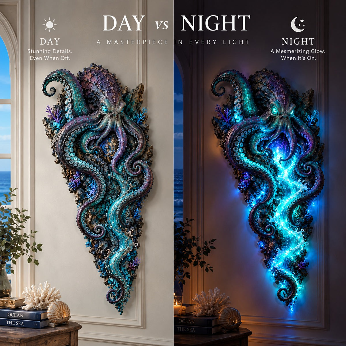 Ocean Legends Lighted Wall Decor Collection