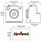 Instant Coffee Art Stencil Camera