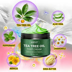 NEWYUOTM Tea Tree Oil Foot Cream