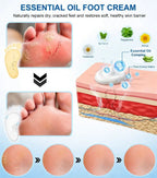 NEWYUOTM Tea Tree Oil Foot Cream