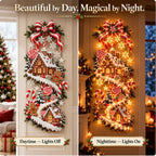 🍭 Sweet Gingerbread Village Wall Light – Glowing Christmas Wall Decor 🍭