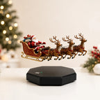 🎅 Magnetic Levitating Santa Sleigh With Reindeer