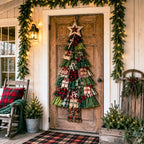 🎄Beginner-Friendly DIY Oversized Patchwork Christmas Tree Door Hanging Kit | Complete Kit with All Tools & Step-by-Step Guide Included 💕